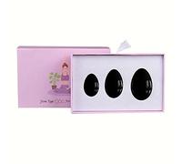 Juego de varita de huevos Yoni de obsidiana, huevo de jade negro Natural, músculos para apretar los músculos de las mujeres, bola de masaje Kegel, varita Yoni, masajeador de jade tipo 4