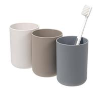 Juego de Vasos con cajón de 3 Piezas, Vaso de plástico, Vaso para Enjuague bucal con cajón de Estilo Simple, Adecuado para cajón de Pasta de Dientes, Estante para cajones domésticos de 300ml