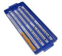 Juego de vasos de 110PC / Rack Rail Clips de la bandeja de almacenamiento de cajas de herramienta de 1/4" o 3/8" y 1/2" Un051