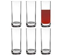 Juego de vasos de 290 ml, vasos para beber todos los días, 6 piezas para agua, cerveza, whisky, cócteles, café helado, té, piscina, al aire libre, hogar, patio