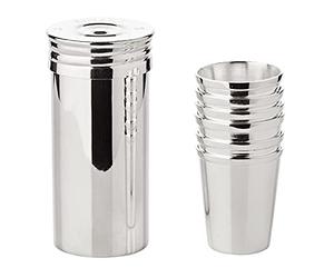 Juego de Vasos de chupito 6 Piezas con Caja Moya H 5 cm Marca EDZARD