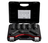 Juego de vasos de impacto de serie larga, fosfatados, con cuadrado de 3/4" y perfil hexagonal imperial: 8 piezas - Ref: K8906Z/8 - Unid: 1