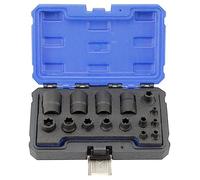 Juego de vasos de impacto TORX PLUX con Vaso para quitar cubierta de bateria de TESLA 1/4, 3/8 y 1/2