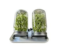 Juego de vasos de para criar brotes sin tierra, juego de brotes hidropónicos, para vegetarianos conscientes de la salud, principiantes, cocina, apartamento, encimera, estantería, alféizar de