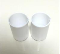 Juego de vasos de PTFE de 30 ml - 2 vasos de crisol for laboratorio de química y biología - Resistente a altas temperaturas, sin cubierta