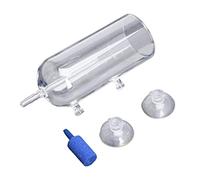 Juego de vasos de vidrio para acuario, con burbujas de oxígeno, aumentando el oxígeno disuelto en las burbujas de agua de calentador, termómetros de luz, grava, arena, decoración, filtro para pecera