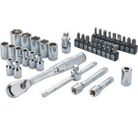Juego de vasos DeWalt de 37 piezas con trinquete de 1/4" DWMT19238-1