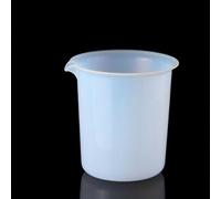 Juego de vasos medidores de PFA: 50 ml, 100 ml, 200 ml, 500 ml | Vaso medidor de perfluoroalcoxi | Recipiente de laboratorio resistente a ácidos y álcalis(100mL 71mmx72.5mm)
