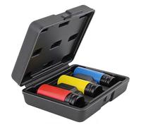 Juego de vasos para automóviles: herramienta para tuercas de rueda de 3 piezas, kit de mantenimiento de automóviles, accesorio de taller de garaje, ayudante de reparación de neumáticos | Juego de dado