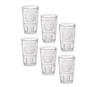 Juego de vasos Romantic de Bormioli Rocco, 1 pieza (color transparente, 340 ml, aptos para lavavajillas, vaso de agua, para cocteles/agua)