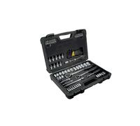 Juego de vasos - STANLEY - 80 piezas - 1/4, 3/8, 1/2 - Trinquetes de 43 dientes - Maletín robusto