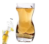 Juego de vasos: tazas de vino sexy, copas de whisky con forma de cuerpo, vasos de larga duración, exquisitos vasos de fiesta de bar, diseño ergonómico y fiable, regalo seguro y divertido para adultos