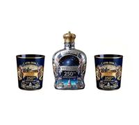 Juego de vasos y decantador de whisky conmemorativos de 250 años de Estados Unidos, botella de licor de vidrio patriótico para hogar, club o fiesta, regalo Juego de botellas de licor de vidrio de