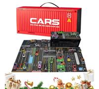 Juego De Vehículos De Bolsillo: 24 Piezas De Autos De Juguete Fundidos A Presión, Mini Vehículos De Fricción Para Juegos Coleccionables, Autos Divertidos Portátiles Para Niños, Actividad De Juego Educ