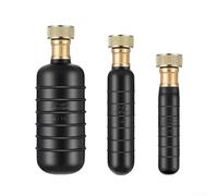 Juego de vejiga de limpieza de drenaje, 3 piezas de desatascador de goma para tuberías de 1 a 6 pulgadas, eliminación de bloqueo de alta presión para desagües de fregadero, ducha, cocina y piscina