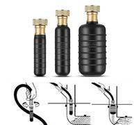 Juego de vejiga de limpieza de drenaje de 3 piezas para tuberías de 1 a 6 pulgadas, desatascador de goma de alta presión con tubo de 300 cm, compatible con fregadero, ducha y drenaje de cocina (verde)