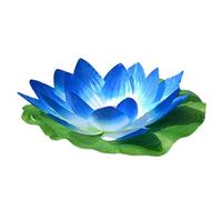 Juego de velas perfumadas, lámpara flotante de agua con diseño de río, color azul, talla única