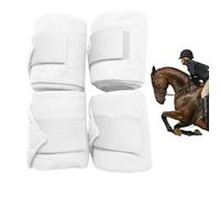 Juego de vendajes para piernas - Juego de cintas protectoras largas elásticas | Equipo para lesiones de equitación, cuidado de tendones al aire libre, herramienta de vendaje para entrenamiento al
