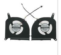 Juego de ventiladores de refrigeración de CPU y GPU de 7 mm para Gigabyte AORUS 15G/15P/17G KB/SB/WB/XB y AERO 15 OLED/17 HDR XA/KB/SB/WB/XB/YB (RTX 20xx / GTX 1660) - PLB07010S12HH / DFSCSC. L12E0