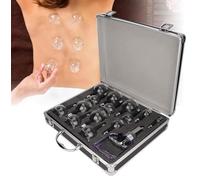 Juego De Ventosas, 14 Piezas De Ventosas, Kit De Ventosas Al Vacío, Dispositivo De Ventosas Chino con Maleta, para Masaje De Cuerpo Completo, Relajación, Alivio del Dolor