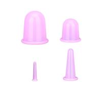 Juego de ventosas de silicona para masaje corporal, especial compatible con todo el cuerpo: rostro, espalda, piernas. Ventosas de silicona a