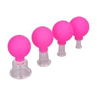 Juego de Ventosas de Vidrio con Bola de PVC Juego de Terapia de Ventosas Faciales Ventosas de Succión Al Vacío para la Piel de la Cara Volver Amigable con la Piel