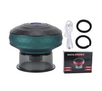 Juego de Ventosas Masajeador Eléctrico de Ventosas, Set de Terapia de Ventosas Al Vacío de 12 Engranajes con Calefacción, Masajeador de Celulitis, Herramienta de Masaje Gua Sha Portátil Y Recargable