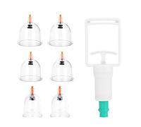 Juego de ventosas para el cuidado de la salud Kit de ventosas para aliviar el dolor Juego de ventosas para masajes Latas de ventosas corporales para estimular la oxigenación y