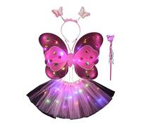 Juego de vestir de de | Conjunto de disfraces de para niñas para Halloween - desde trajes de diadema y luz LED para niñas y bailan el ba