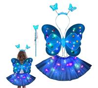 Juego de vestir de de - Juego de disfraces de para niñas para Halloween | Little Fairy Princess Dress Up Juego de rol de disfraces brillantes LED para niñas
