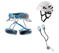 Juego de vía ferrata Ocún Via Ferrata Twist Tech Eco Captur Lite Swivel Shard Set Talla: XS-M / Color: gris/azul