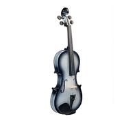 Juego De Violín 3/4, Violín Acústico Con Estuche De Arco De Madera De Brasil 3/4 Para Práctica De Estudiantes, Tilo, Blanco Y Negro