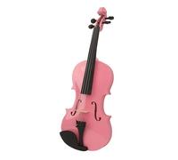 Juego de Violín Acústico 4/4 con Kit de Inicio, Clavos de Afinación para Amigos, Familiares o Parejas Románticas (PINK)
