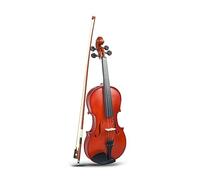 Juego De Violín Acústico Con Acabado Mate, 4/4, 3/4, 1/2, 1/4, 1/8, Juego De Violín De Tilo Con Estuche De Transporte Con Arco De Madera De Brasil Para Estudiantes Principiantes (Color : 3-4)