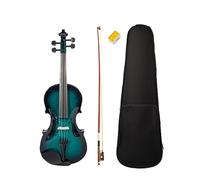 Juego De Violín De Tilo 4/4 Con Arco De Madera De Brasil, Estuche De Violín, Instrumento De Cuerda, Azul, Negro, Gradual
