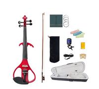 Juego De Violín Eléctrico 4/4 Con Arco De Madera De Brasil, Sintonizador De Puente De Arce, Bolsa Protectora De Nailon, Funda Para Violín, Cable De Audio, Violín Para Estudiantes