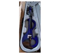 Juego De Violín Electroacústico 4/4 Para Adultos Principiantes Para Tocar Instrumentos De Cuerda Violín Electrónico (Color : Navy blue)