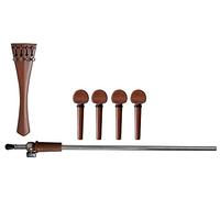 Juego de violonchelo GEWA, juego de accesorios, juego de repuestos, cordal, lomo de violonchelo con bulbo de boj, 4 clavijas, boj 4/4
