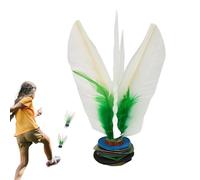 Juego De Volante, Jianzi Foot Sport, Fitness Al Aire Libre con Panel Firme, Juguete De Entretenimiento con Capa Refinada, Accesorio De Entrenamiento De 6,3 Pulgadas, Herramienta De Plumas Tradicional