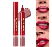 Juego De Y Delineador De Labios | Barra De Labios Con Delineador Combinación | Cosméticos de Maquillaje Hidratante para Mujeres y Chicas