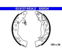 Juego de zapatas de freno ATE 03.0137-0534.2 para OE 53200-84M00 - 53200-84M01