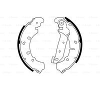 Juego De Zapatas De Freno BOSCH 0 986 487 599 Para FORD, FORD AUSTRALIA, MAZDA