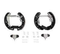 Bosch Juego de zapatas de freno trasero de tambor KIT SUPERPRO 0 204 114 582 premontado