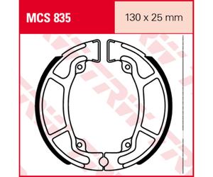 Juego de zapatas de freno LUCAS TRW MCS835
