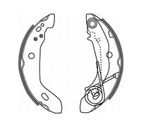 Juego de zapatas de frenos ABE C0M007ABE