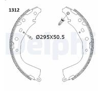 Juego de zapatas de frenos DELPHI LS2187 para HILUX VIII Pick-up 2.8 2015-2021