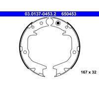 Juego de zapatas de frenos, freno de estacionamiento 03.0137-0453.2 ATE