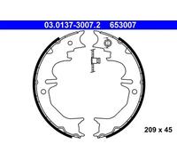 Juego de zapatas de frenos, freno de estacionamiento 03.0137-3007.2 ATE
