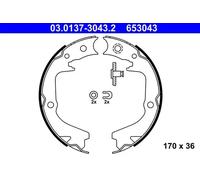 Juego de zapatas de frenos, freno de estacionamiento 03.0137-3043.2 ATE