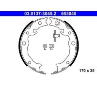 Juego de zapatas de frenos, freno de estacionamiento 03.0137-3045.2 ATE
